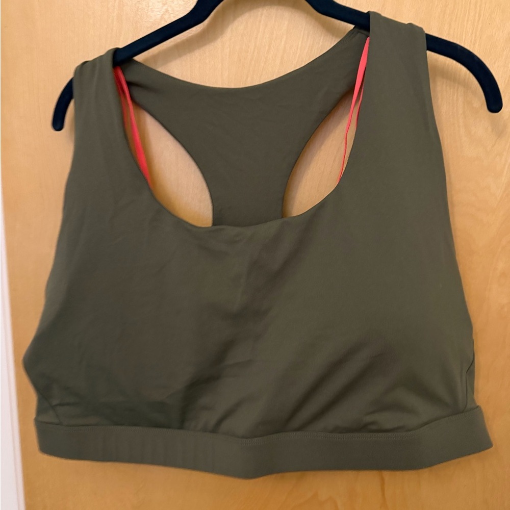 Fabletics Olive Racerback Sports Bra - Picture 3 of 6